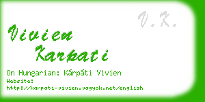 vivien karpati business card